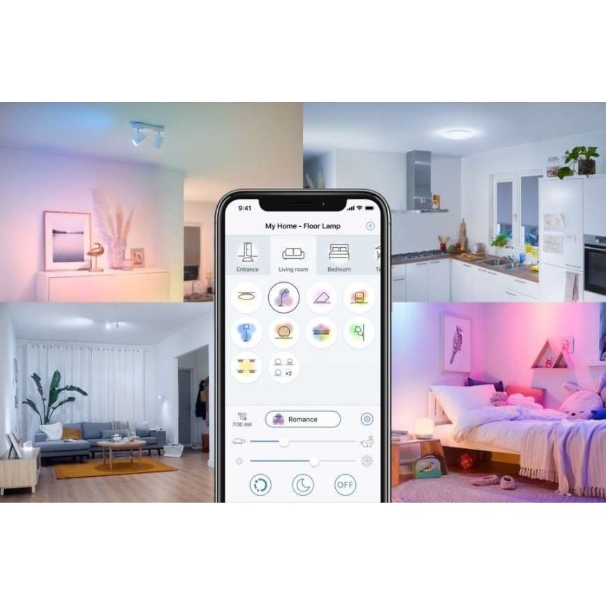 Λάμπα LED Dimmable FILAMENT A60 E27/6,7W/230V 2700-6500K CRI 90 Wi-Fi - WiZ