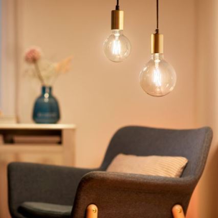 Λάμπα LED Dimmable FILAMENT G125 E27/7W/230V 2700-6500K CRI 90 Wi-Fi - WiZ