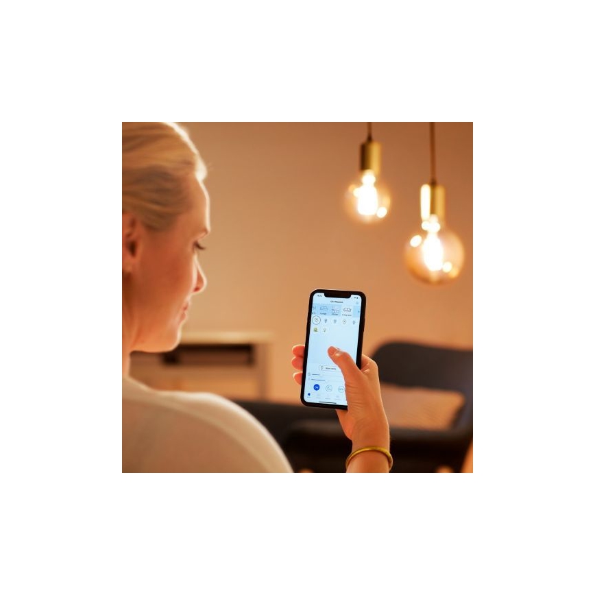 Λάμπα LED Dimmable FILAMENT G125 E27/7W/230V 2700-6500K CRI 90 Wi-Fi - WiZ