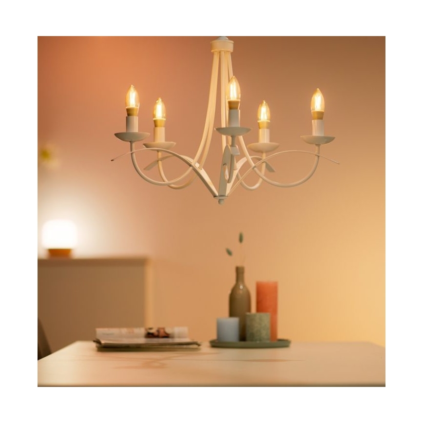 Λάμπα LED Dimmable VINTAGE FILAMENT C35 E14/4,9W/230V 2000-5000K CRI 90 Wi-Fi - WiZ