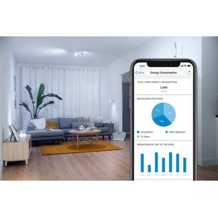 Λάμπα LED Dimmable VINTAGE FILAMENT C35 E14/4,9W/230V 2000-5000K CRI 90 Wi-Fi - WiZ