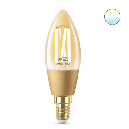 Λάμπα LED Dimmable VINTAGE FILAMENT C35 E14/4,9W/230V 2000-5000K CRI 90 Wi-Fi - WiZ