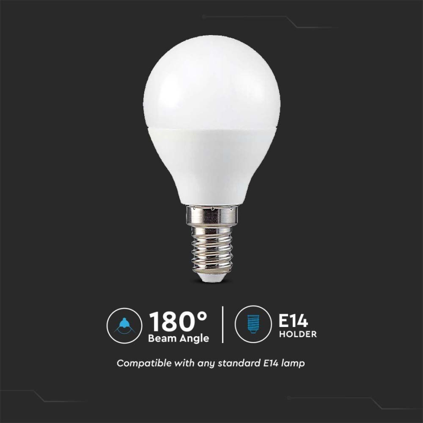 Λάμπα LED RGB Dimmable P45 E14/4,8W/230V 3000K + τηλεχειριστήριο