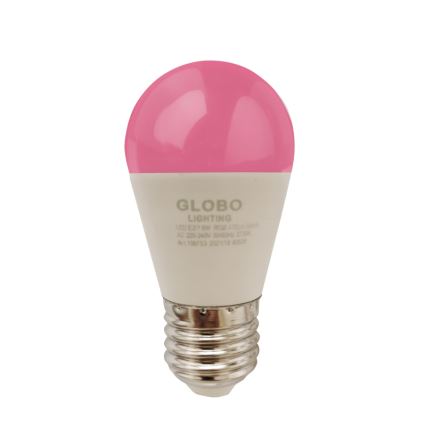 Λάμπα LED RGBW Dimmable E27/6W/230V 3000K + τηλεχειριστήριο - Globo