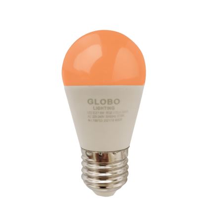 Λάμπα LED RGBW Dimmable E27/6W/230V 3000K + τηλεχειριστήριο - Globo