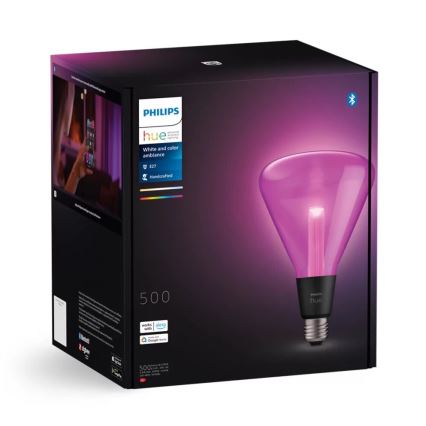 Λάμπα LED RGBW Dimmable Philips Hue White And Color Ambiance E27/6,8W/230V 2000-6500K