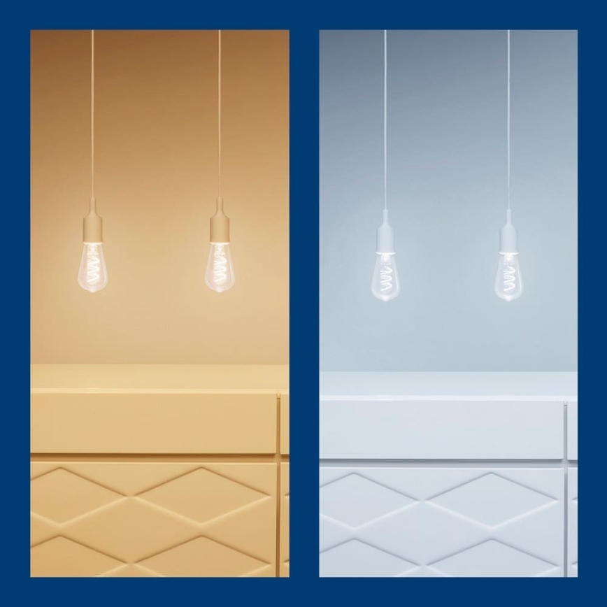 Λάμπα LED RGBW Dimmable ST64 E27/6,3W/230V 2200-6500K Wi-Fi - WiZ