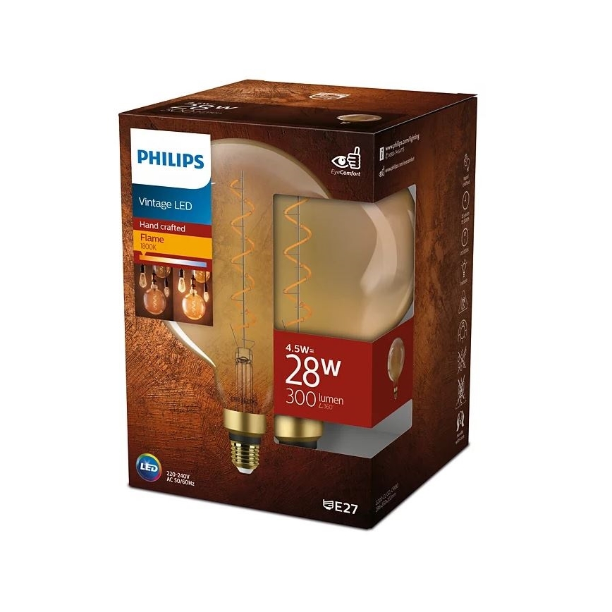 Λάμπα LED VINTAGE Philips E27/4,5W/230V 1800K