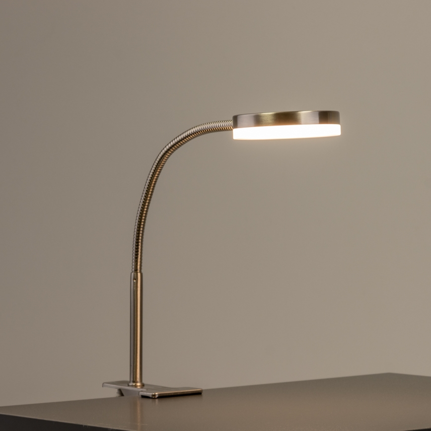 Λάμπα LED με κλιπ LED/3,2W/230V ματ χρώμιο