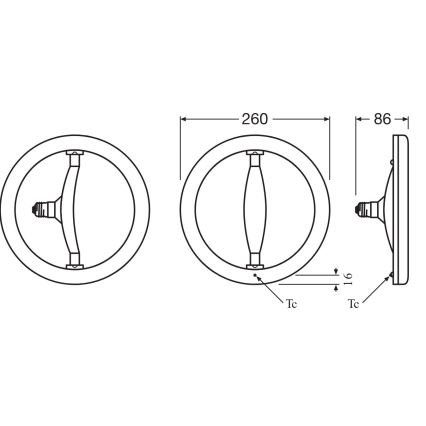 Λάμπα σωληνωτή LED E27/14,5W/230V 2700K - Osram