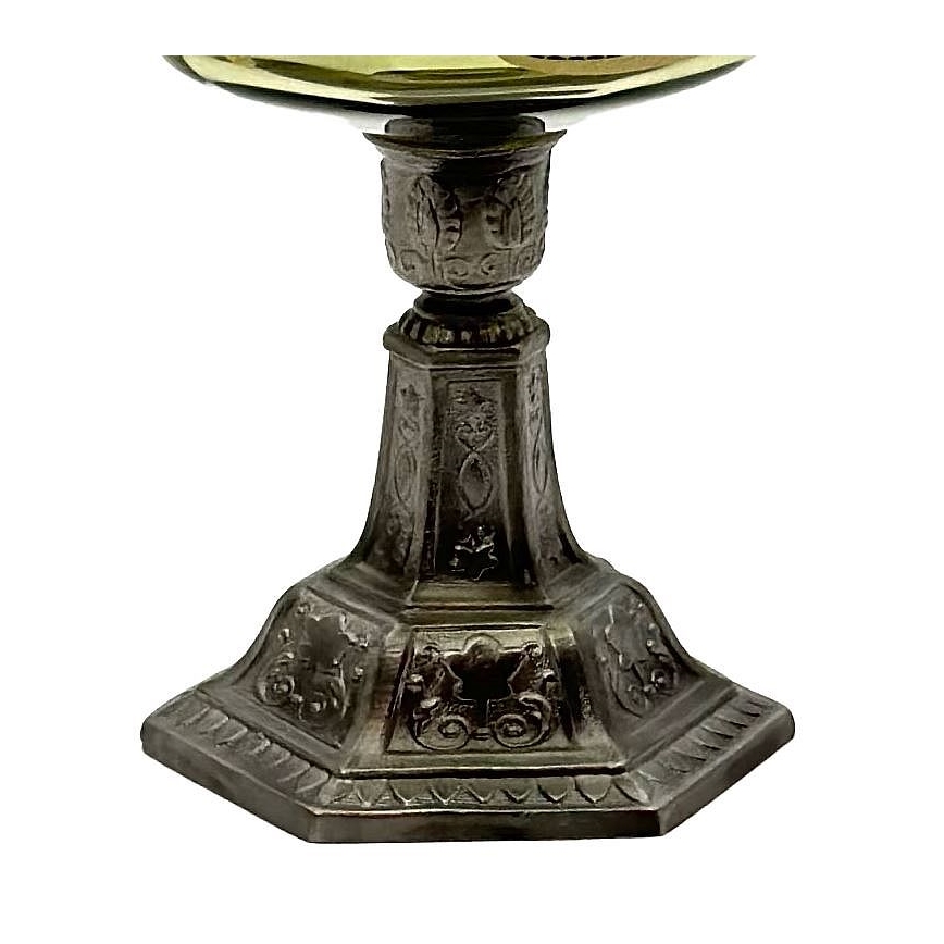 Λάμπα πετρελαίου LUDMILA 42 εκ. δαστικό πράσινο