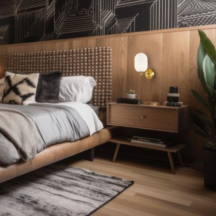 Λάμπα τοίχου ALIAS 1xG9/8W/230V χρυσαφί