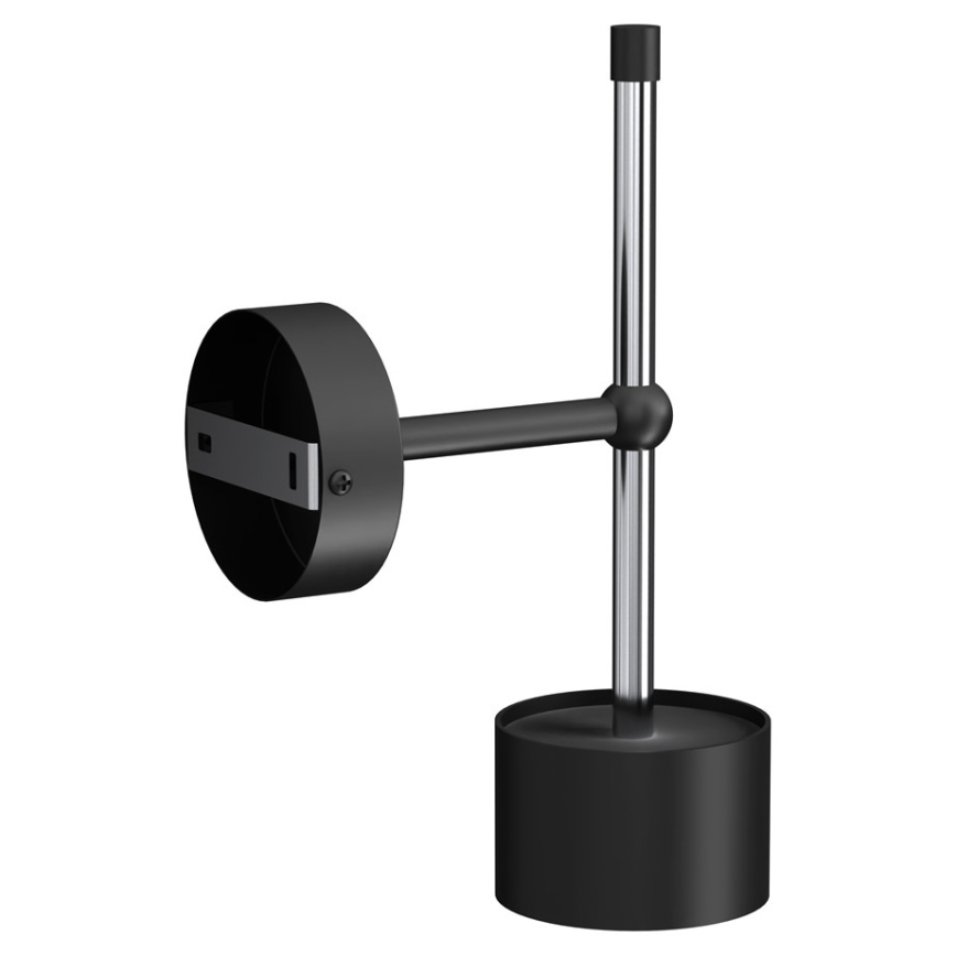 Λάμπα τοίχου ARENA 1xGX53/11W/230V μαύρο/γυαλιστερό χρώμιο