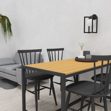 Λάμπα τοίχου DIEGO 1xE14/40W/230V μαύρο