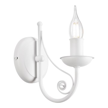 Λάμπα τοίχου DONATO 1xE14/40W/230V λευκό