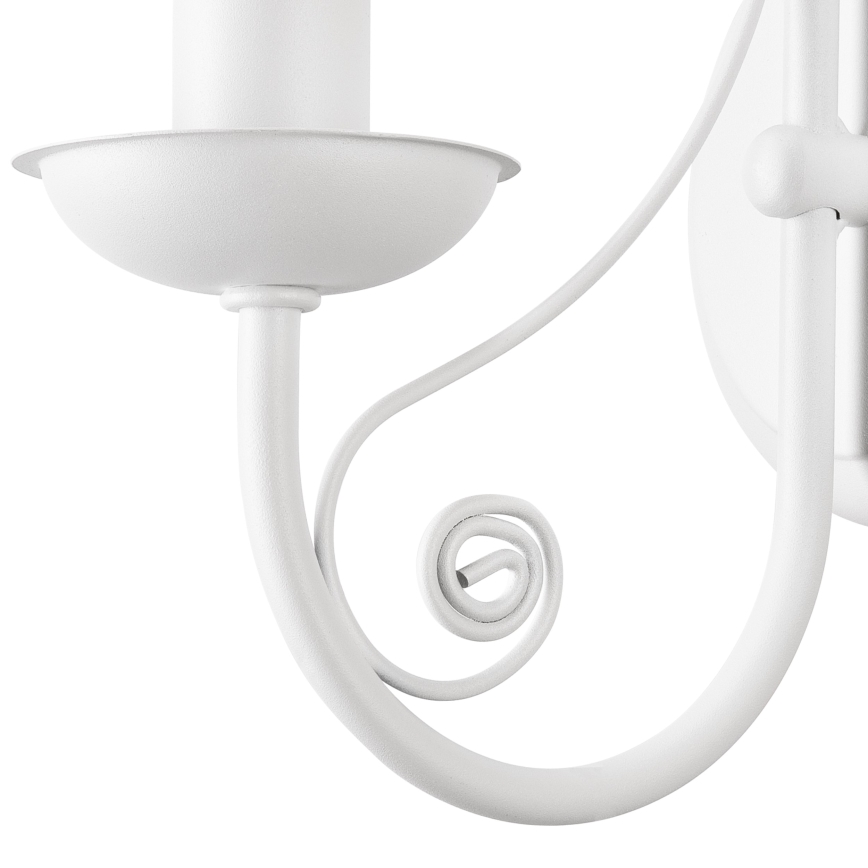 Λάμπα τοίχου DONATO 1xE14/40W/230V λευκό