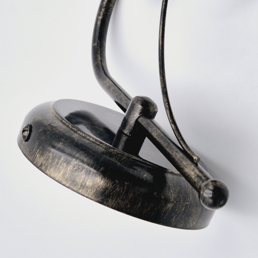 Λάμπα τοίχου DONATO 1xE14x40W/230V πατίνα