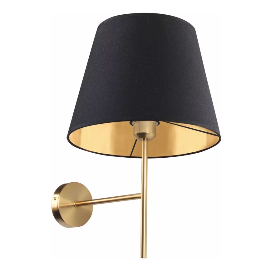 Λάμπα τοίχου ELENA 1xE27/20W/230V μαύρο