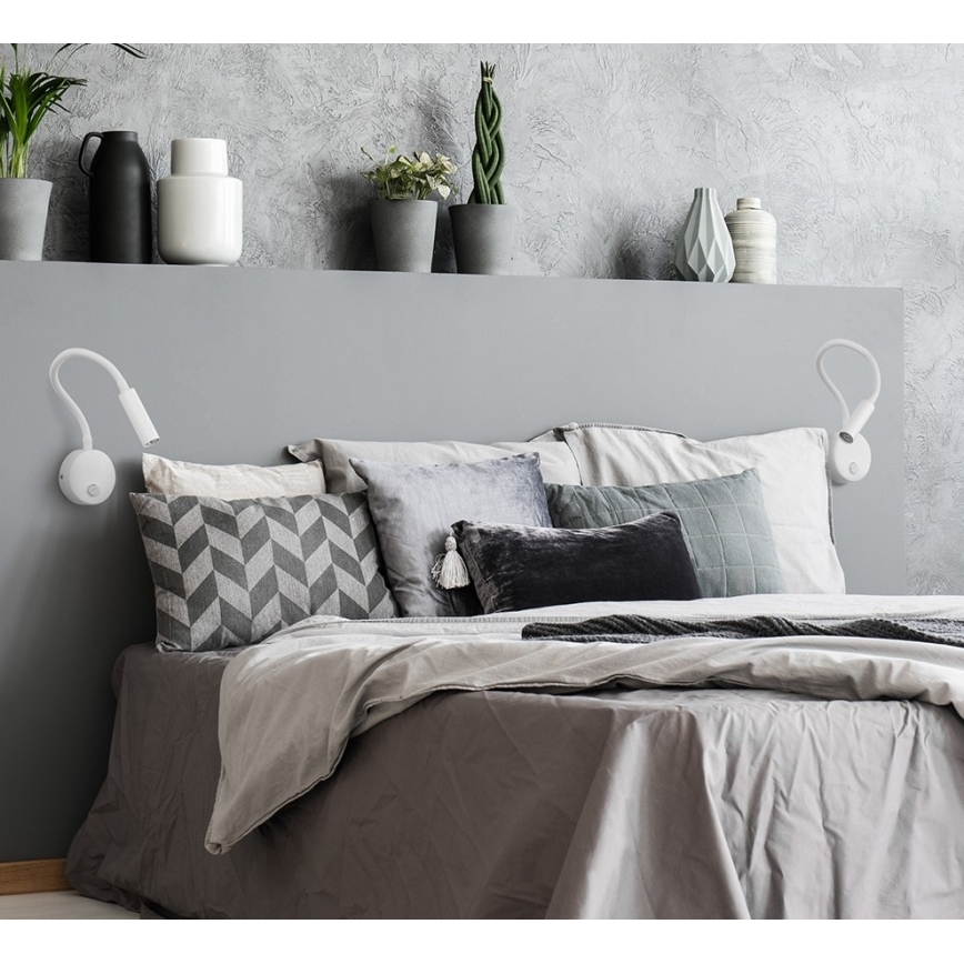 Λάμπα τοίχου LED LAGOS 1xG9/3W/230V 4000K λευκό