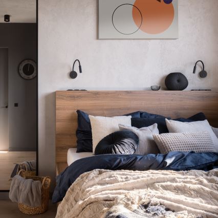 Λάμπα τοίχου LED LAGOS 1xG9/3W/230V 4000K μαύρο