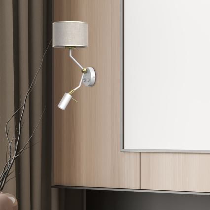 Λάμπα τοίχου LINO 1xE27/40W/230V + 1xGU10/MR11/7W