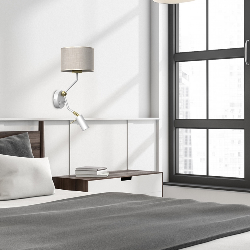 Λάμπα τοίχου LINO 1xE27/40W/230V + 1xGU10/MR11/7W