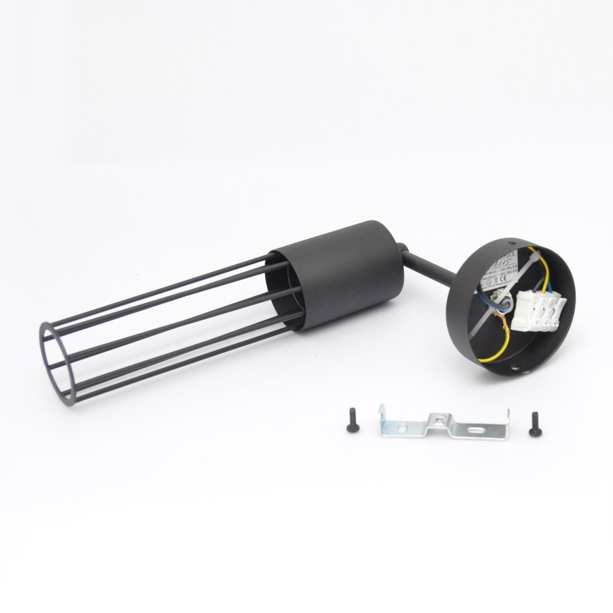 Λάμπα τοίχου MELODY 1xE27/15W/230V μαύρο