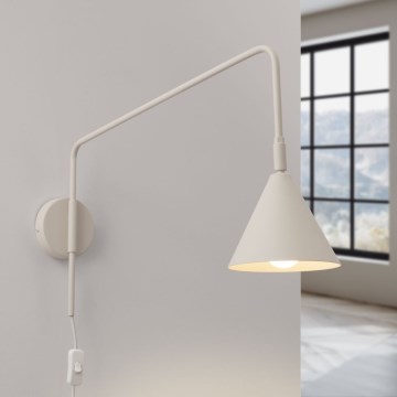 Λάμπα τοίχου NOX 1xE14/10W/230V κρεμ