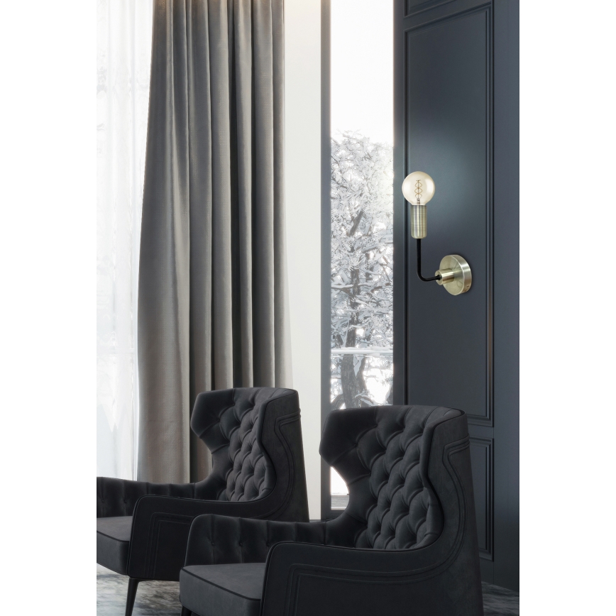 Λάμπα τοίχου SAGA 1xE27/40W/230V