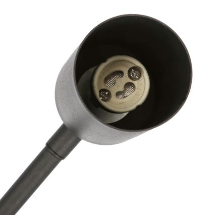 Λάμπα τοίχου TINA 1xGU10/15W/230V μαύρο