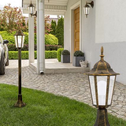 Λάμπα εξωτερικού χώρου 1xE27/20W/230V IP43 42,5 cm πατίνα