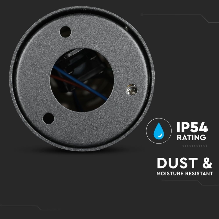 Λάμπα εξωτερικού χώρου 1xGU10/35W/230V IP54 80 cm μαύρο