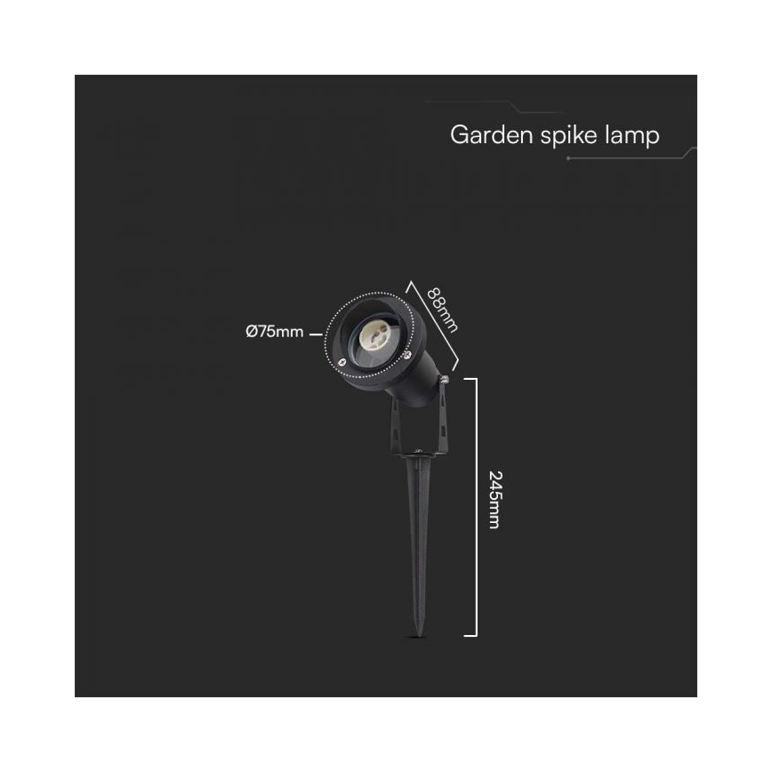 Λάμπα εξωτερικού χώρου 1xGU10/35W/230V IP65