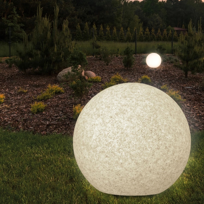 Λάμπα εξωτερικού χώρου ARGENTO 1xE27/15W/230V διάμετρος 30 cm IP65 γκρι