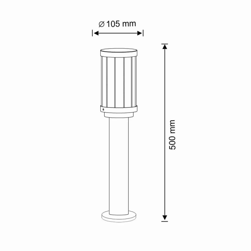 Λάμπα εξωτερικού χώρου FIORD 1xE27/10W/230V IP44