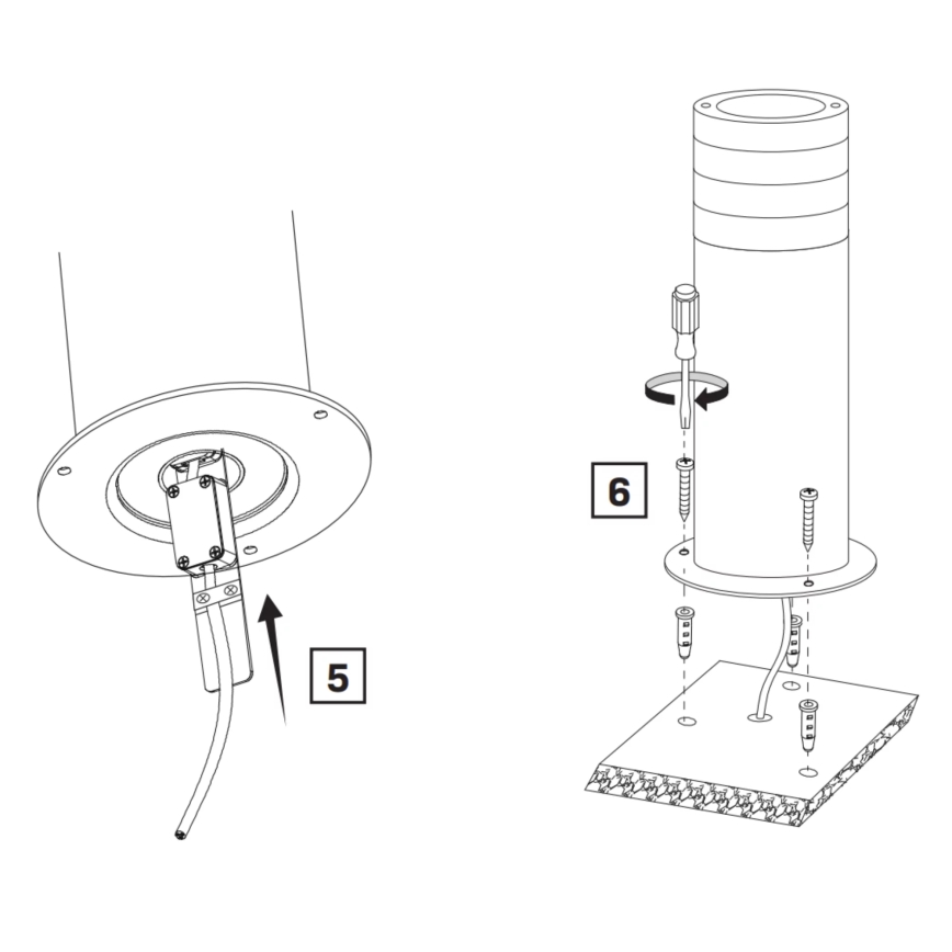 Λάμπα εξωτερικού χώρου RINO 1xE27/12W/230V IP54 74 cm μαύρο