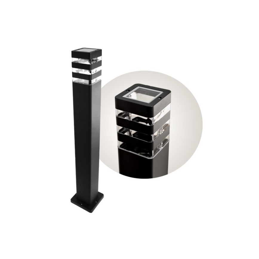 Λάμπα εξωτερικού χώρου SANTA 1xE27/60W/230V IP54 79,5 cm μαύρο