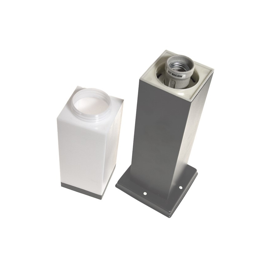 Λάμπα εξωτερικού χώρου SOPPA 1xE27/60W/230V IP44 45 cm ανθρακί