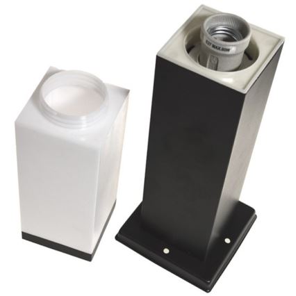 Λάμπα εξωτερικού χώρου SOPPA 1xE27/60W/230V IP44 45 cm μαύρο