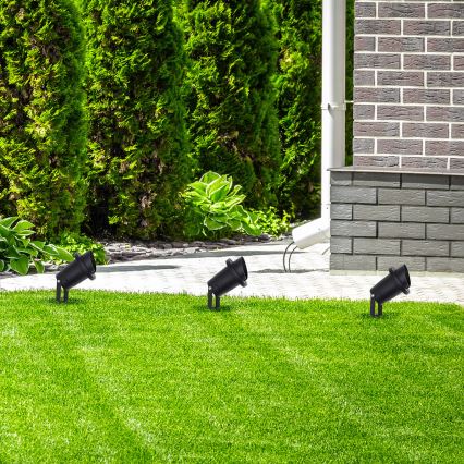 Λάμπα εξωτερικού χώρου VILO 1xGU10/60W/230V IP65 μαύρο