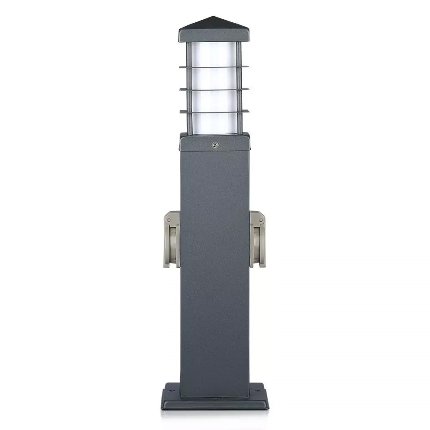 Λάμπα εξωτερικού χώρου με πρίζες SCHUKO 1xE27/13W/230V IP44