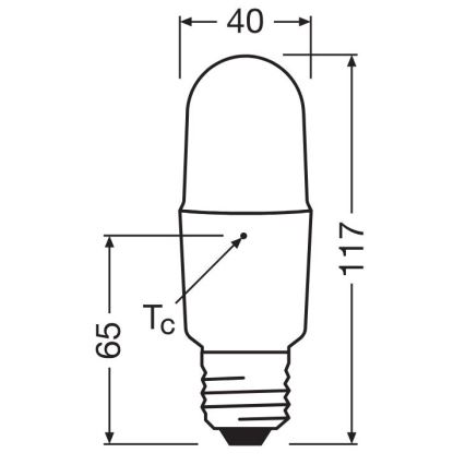 Λαμπτήρας Dimming LED E27/11W/230V 2700K CRI 90 - Osram