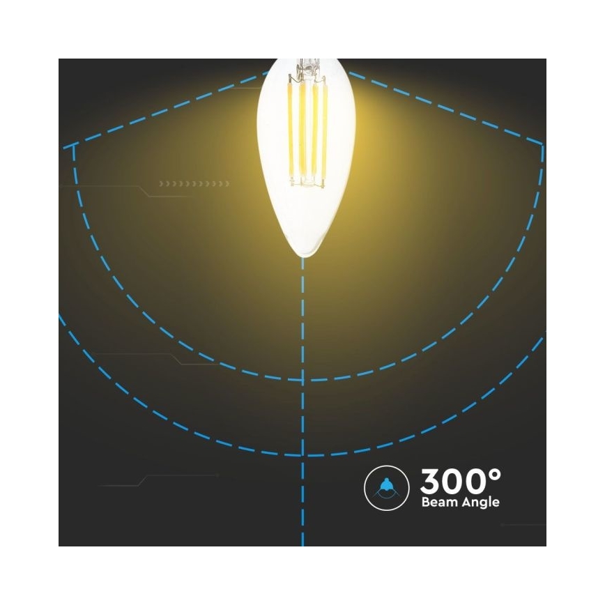 Λαμπτήρας Dimming LED FILAMENT E14/4W/230V 3000K