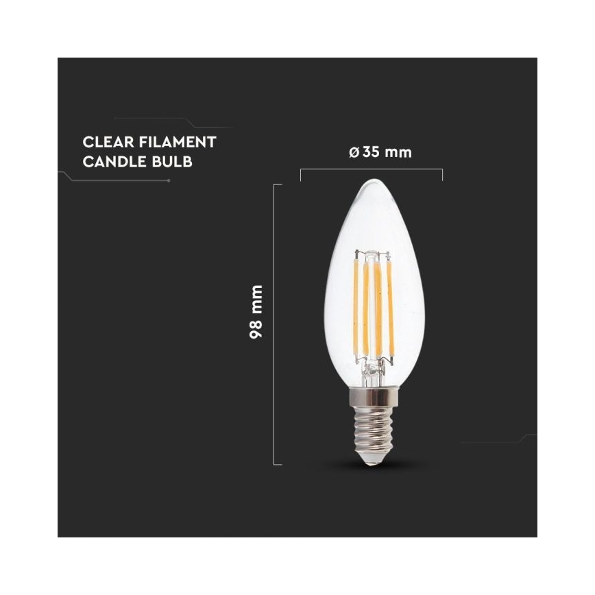 Λαμπτήρας Dimming LED FILAMENT E14/4W/230V 3000K