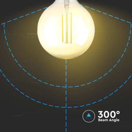 Λαμπτήρας Dimming LED FILAMENT G125 E27/8W/230V 2200K