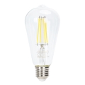 Λαμπτήρας Dimming LED FILAMENT ST64 E27/6W/230V 6500K - Aigostar