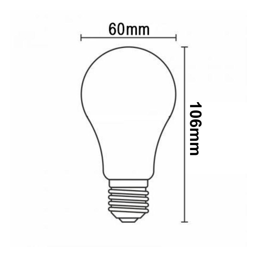 Λαμπτήρας Dimming LED FILAMENT VINTAGE A60 E27/12W/230V 2000K