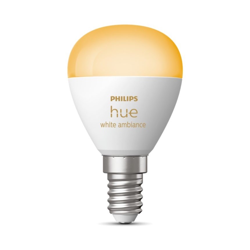 Λαμπτήρας Dimming LED Philips Hue WHITE AMBIANCE P45 E14/5,1W/230V 2200-6500K