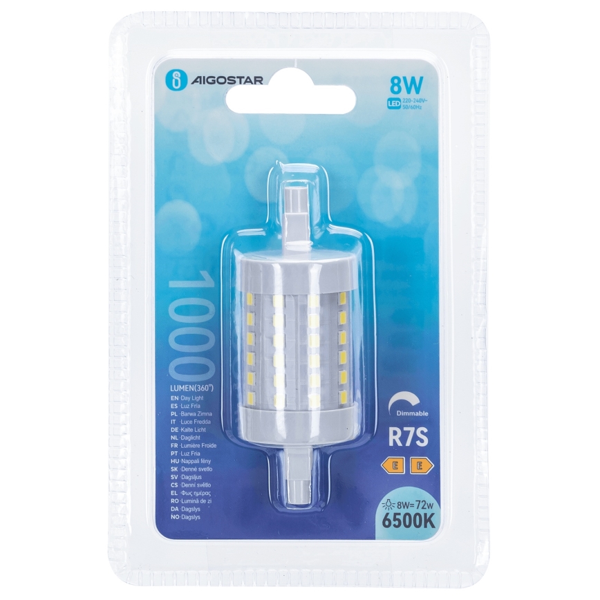 Λαμπτήρας Dimming LED R7s/8W/230V 6500K - Aigostar