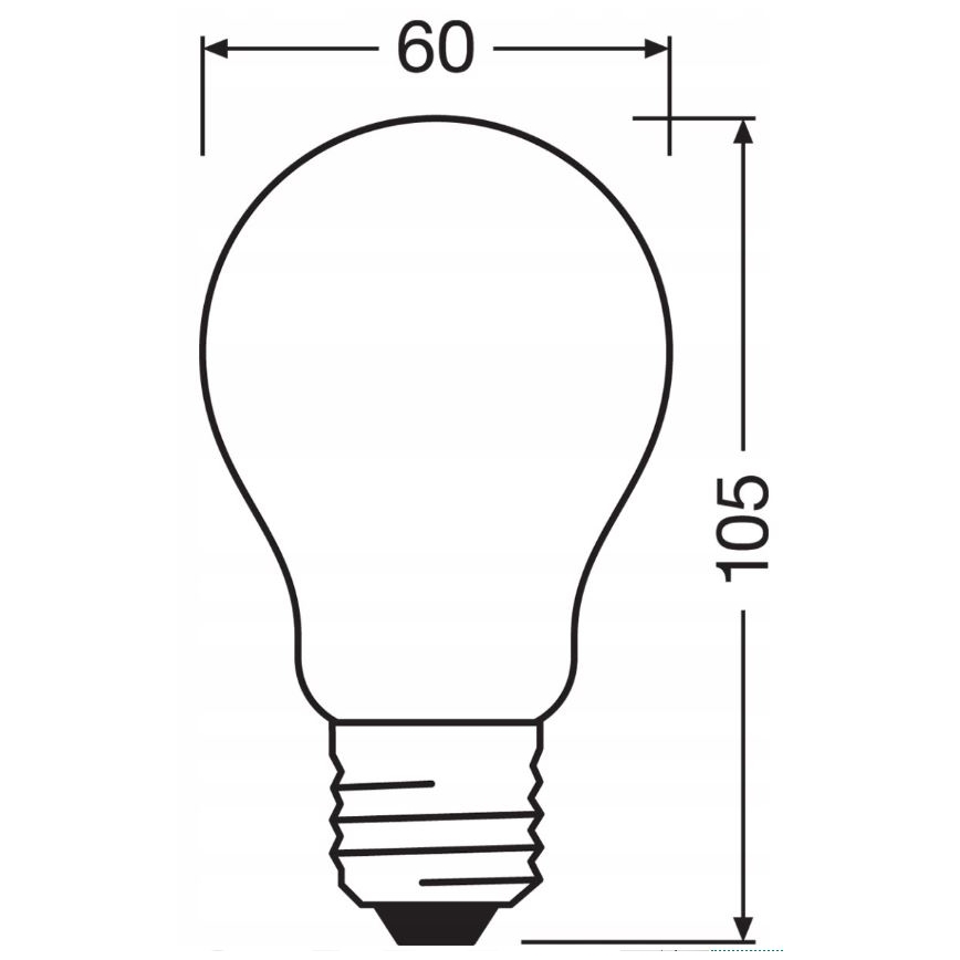 Λαμπτήρας Dimming LED RETROFIT A60 E27/11W/230V 4000K - Osram